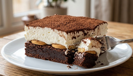 Kremasti Brauni Tiramisu – Najbolji Recept Koji Spaja Dva Klasika
