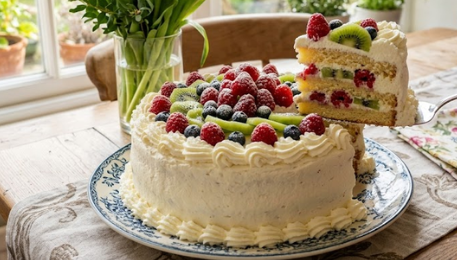 Raskošna Voćna Torta Sa Kremom – Najbolji Sveži Recept