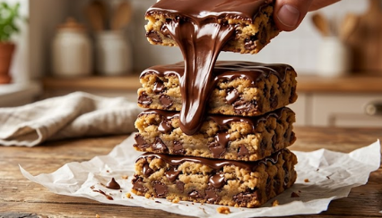 Sočne Kocke Sa Komadićima Čokolade – Brzi Recept (Blondies)