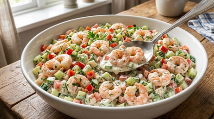 Osvežavajuća Salata Sa Kozicama – Najbolji Brzi Recept