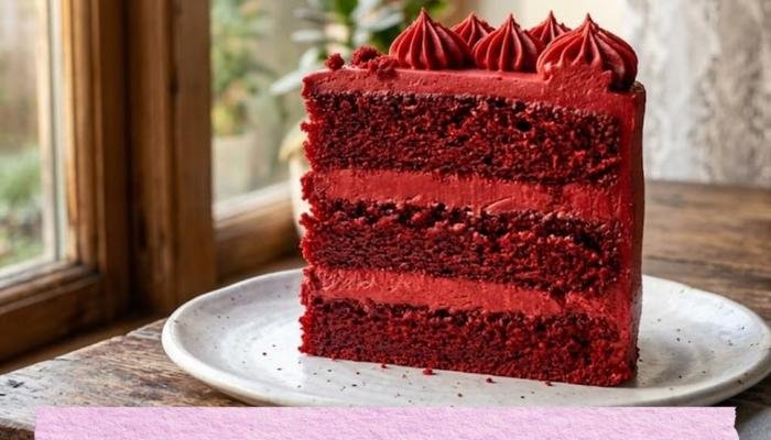 Neodoljiva Baršunasta Crvena Torta