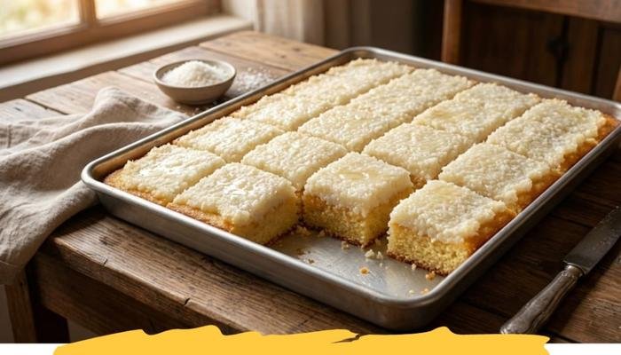 Brzi Kokos Kolač iz Tepsije – Jednostavan Recept