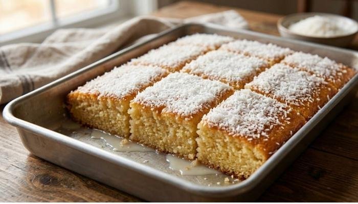 Savršene Kokos Kocke sa Mlečnim Sirupom