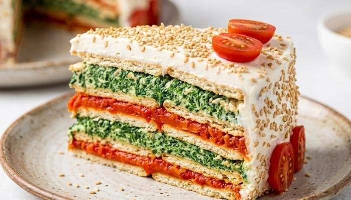 Savršena Kremasta Posna Slana Torta