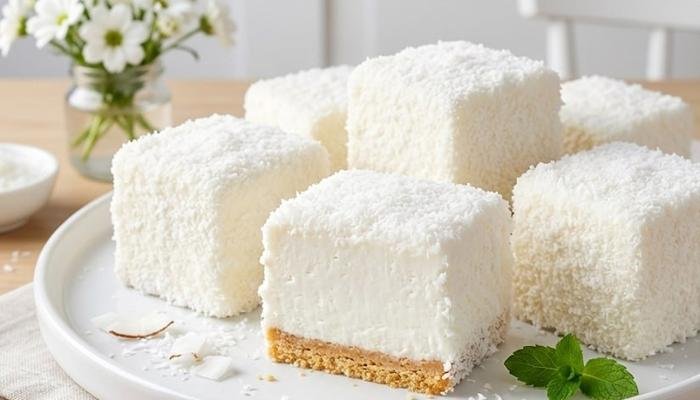 Jednostavne Nepečene Kokos Kocke