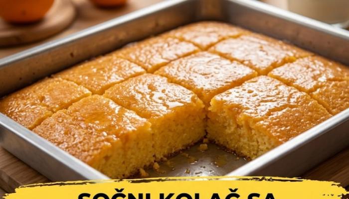 Sočni Kolač sa Pomorandžom – Neodoljivo Ukusan