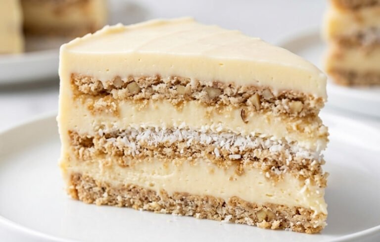 Pijesak Torta – Najbolji Recept Bez Pečenja u Tri Sloja