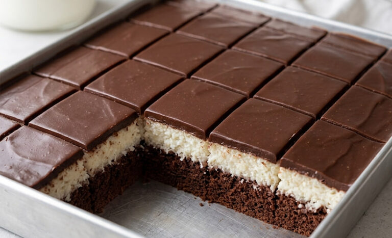 Kokos Čoko Kocke – Recept za Najsočniji Kolač sa Kokosom