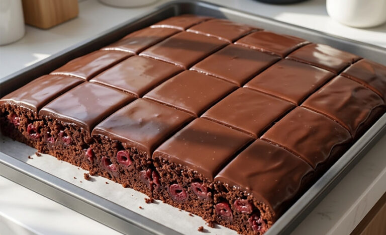 Višnja Čoko Kocke – Recept za Sočan Kolač sa Višnjama i Čokoladom