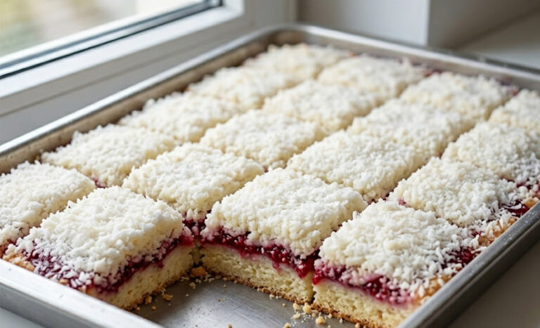 Kolač sa Višnjama i Grizom – Brz i Sočan Recept Iz Tepsije