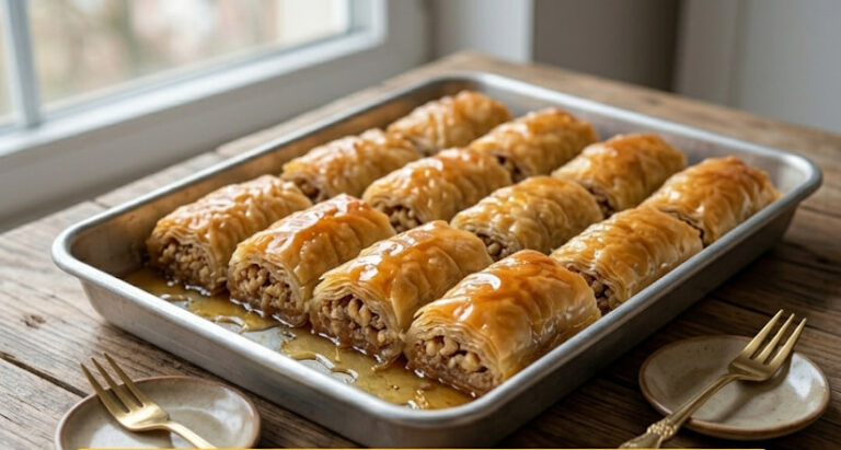 Hrskavi Baklava Rolati – Najbolji Recept za Modernu Baklavu