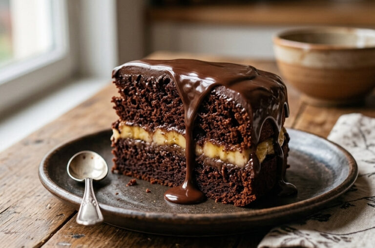 Čokoladni Kolač sa Bananama – Brzi i Sočni Recept