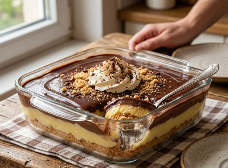 Kremasti Puding Desert sa Keksom – Brzi Recept u Posudi