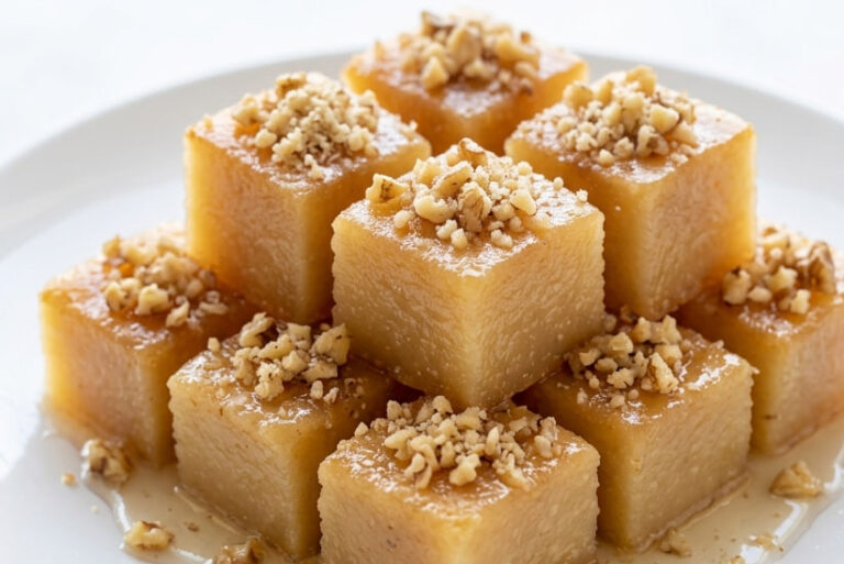Lokum Kocke sa Orasima – Starinski Zaliveni Kolač