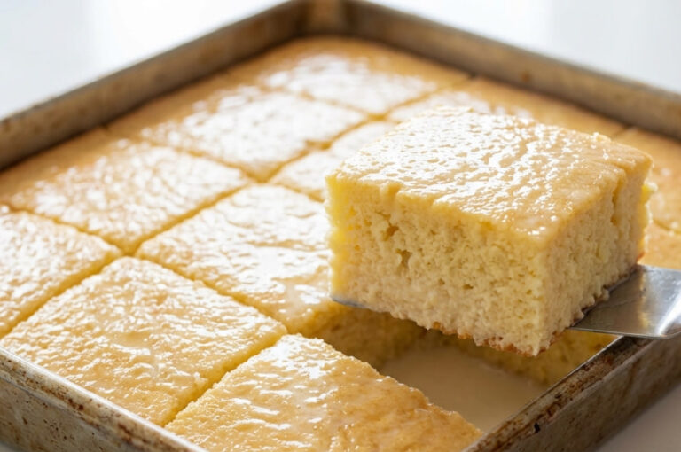 Mlječni Kolač iz Tepsije – Najbolji Recept za Sočni Mlečni Desert