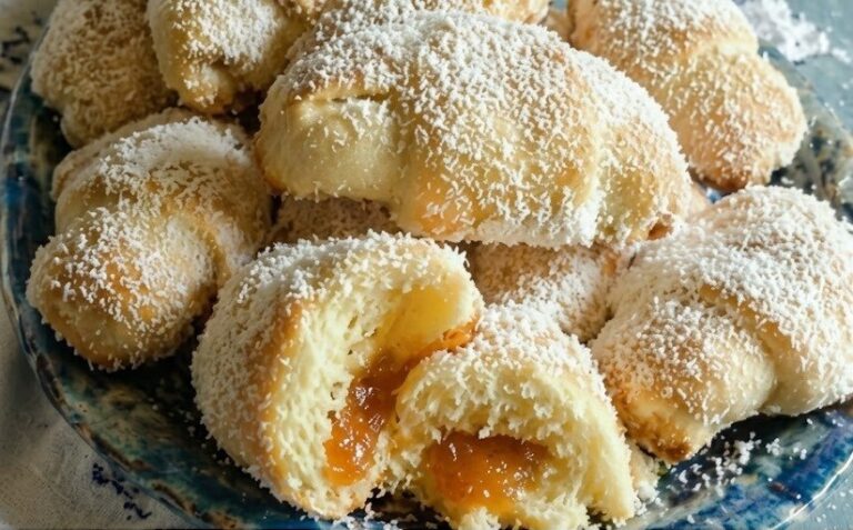 Slatke Kokos Rolnice Sa Džemom – Najmekše Domaće Pecivo