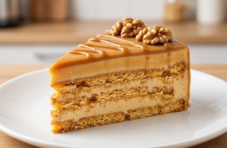 Najbolji Recept za Brzu Karamel i Orah Tortu: Bogati Slojeviti Desert