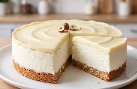 Premijum Bela Kinder Torta: Raskošni Desert Bez Pečenja