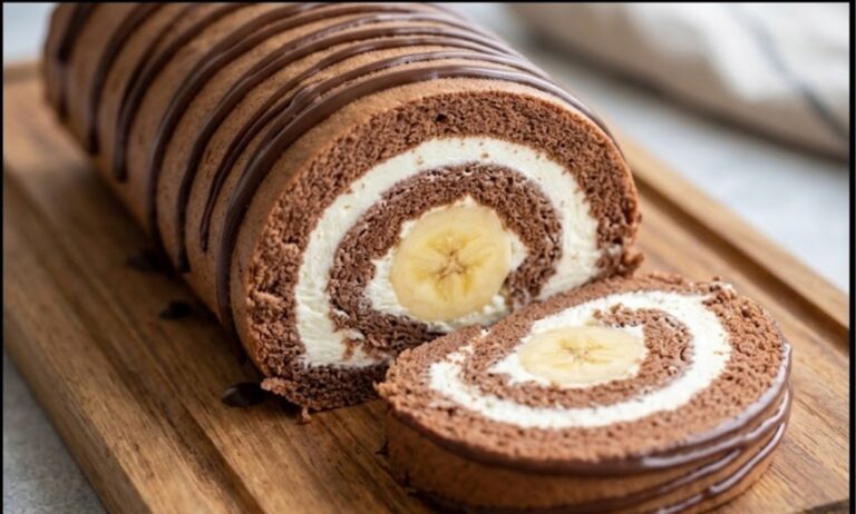 Rolat sa Bananama: Najbolji Brzi Recept Koji Se Topi U Ustima