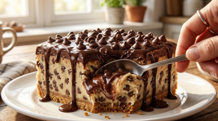 Sočna Pita Sa Komadićima Čokolade – Recept Bez Pečenja