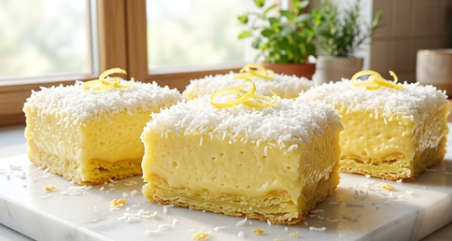 Osvežavajuće Kocke Sa Limunom I Kokosom – Brzi Recept