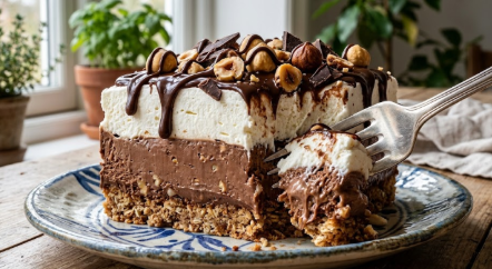 Kremasta Torta Sa Lešnicima I Nugat Kremom – Recept Bez Pečenja