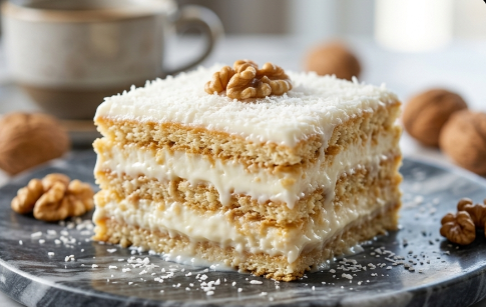 No-Bake Milk Cake – Najsočniji Mlečni Desert Sa Dvopekom Bez Pečenja