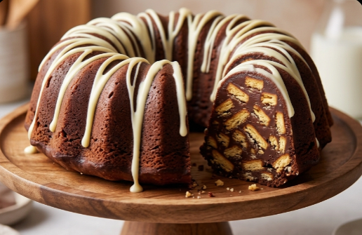 Najbolji Recept za Brzi Kuglof od Keksa: Čokoladni Desert Bez Pečenja