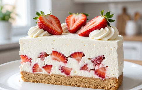 Plazma Torta sa Jagodama Najbolji Recept za Voćni Desert bez Pečenja