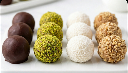 1 Smesa – 4 Vrste Šarenih Kuglica: Najlepši praznični poslužavnik 