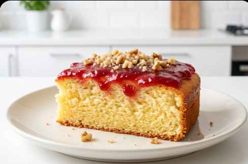 Brzi Kolač sa Džemom: Najmekši starinski biskvit na šolje