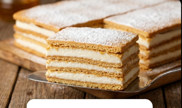 Najbolji Recept za Starinsku Medenu Pitu: Nežne Kore i Beli Krem