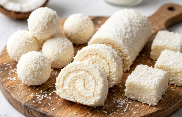 1 Smesa – 3 Ukusa: Snežna Kokos Fantazija Bez Pečenja