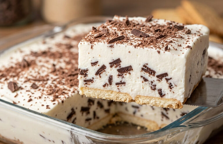 Straćatela Kocke: Najkremastiji Desert sa Keksom Bez Pečenja