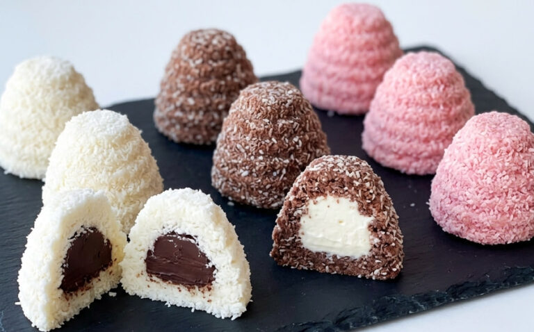 1 Smesa – 3 Kokos Košnice: Slatka Čarolija Bez Pečenja