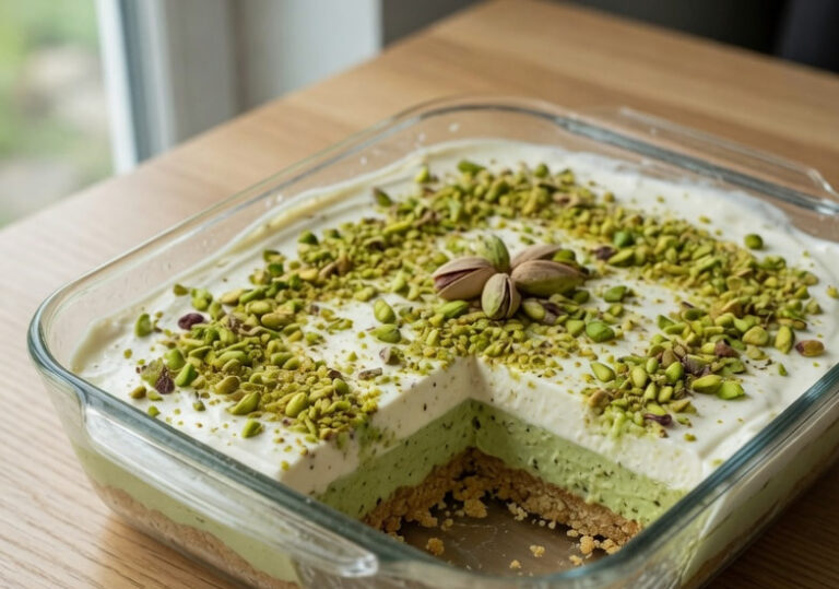 Pistaći Kolač bez Pečenja: Luksuzna Kremasta Fantazija