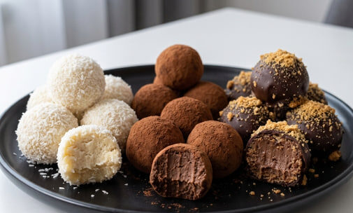 1 Smesa – 3 Čoko Kuglice: Najbolji Brzi Sitni Kolači