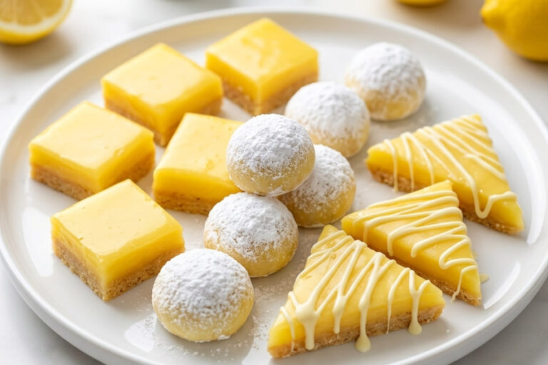 1 Smesa – 3 Limun Kolača: Osvežavajući sitni kolači bez pečenja