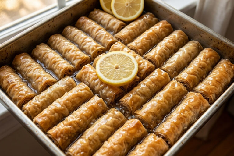 Rolovana Baklava sa orasima: Tradicionalni recept za hrskavi i sočni desert