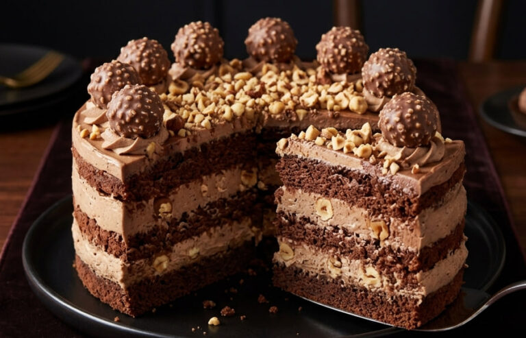 Ferrero Torta: Raskošna čokoladna fantazija sa lešnicima