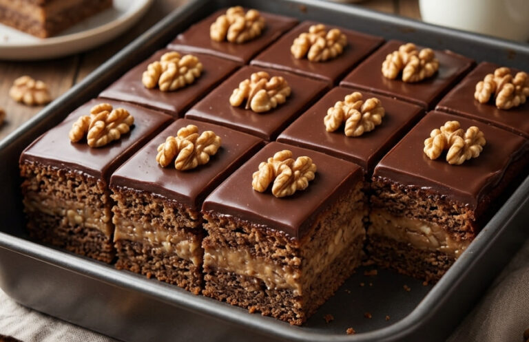 Premium Orah Kocke: Raskošni čokoladni kolač sa orasima