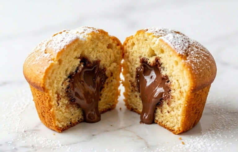 Domaći Mafini sa Nutellom: Tajna savršeno tečnog čokoladnog centra