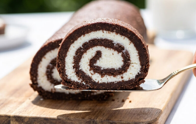 Brzi Kokos Rolat: Nepečeni desert gotov za 15 minuta