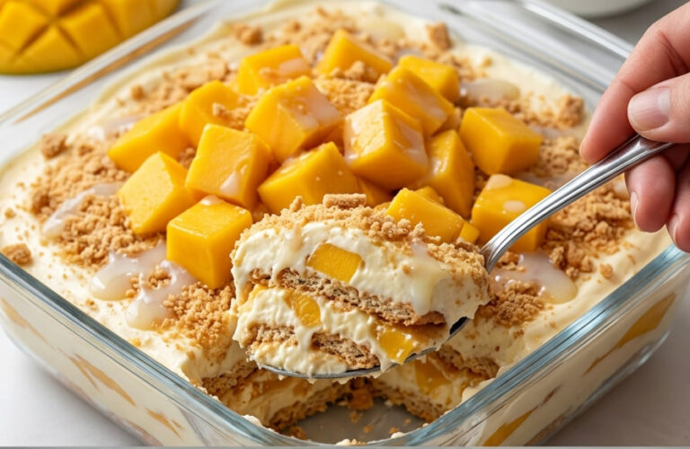 Osvežavajuća Nepečena Mango Plazma Torta – Brzi Letnji Desert