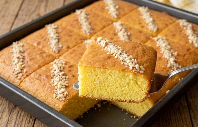 Brze Jogurt Kocke – Vazdušast i Sočan Kolač Sa Limunom