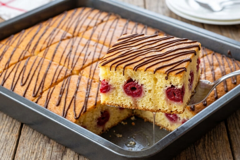 Sočni Kolač Sa Višnjama – Brz i Jednostavan Zaliveni Desert