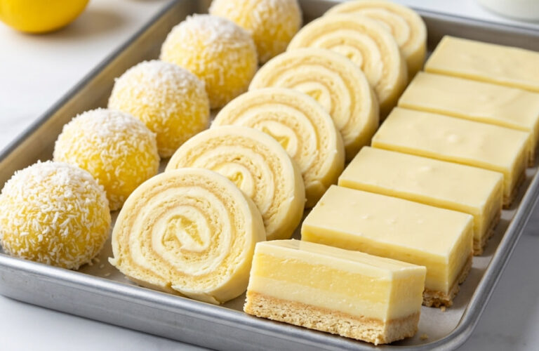 3 Vrste Kolača Od 1 Smese – Limun i Bela Čokolada Bez Pečenja