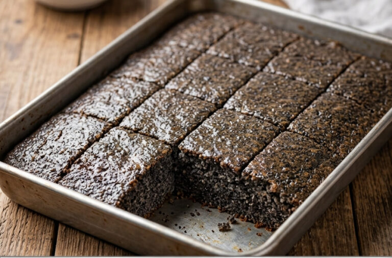 Sočni Kolač Sa Makom – Brz i Jednostavan Starinski Desert