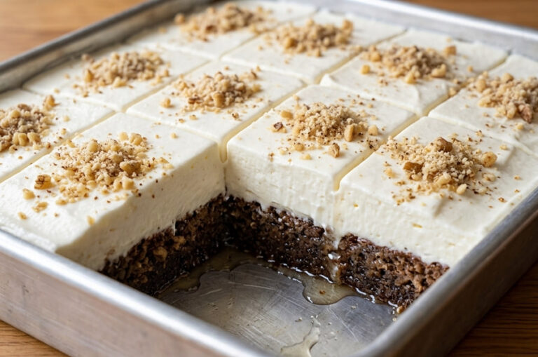 Kremasti Orah Kolač sa Sirupom: Savršen spoj sočnog biskvita i vanila krema