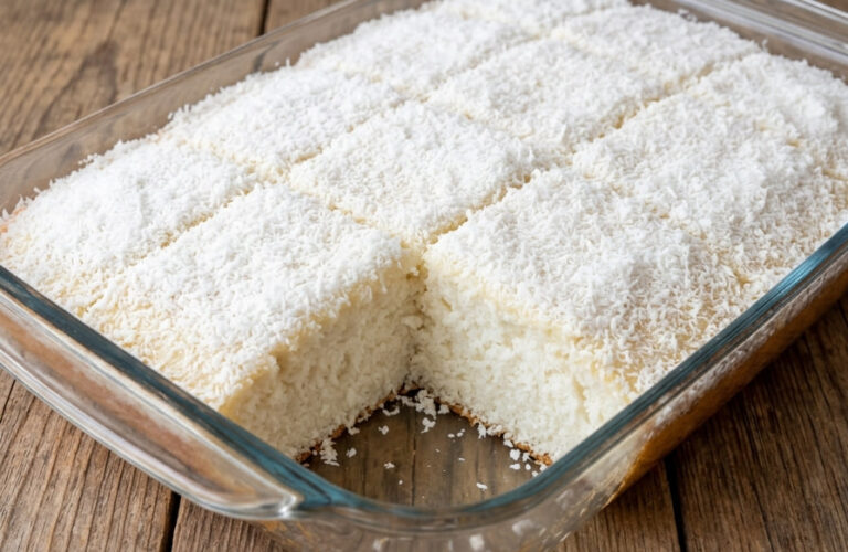 Snežni Kokos Kolač: Mekan i mirisan desert na čaše